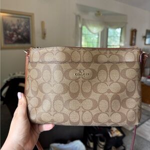 Coach Brown Signature Crossbody Bag